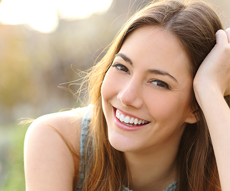 smiling female